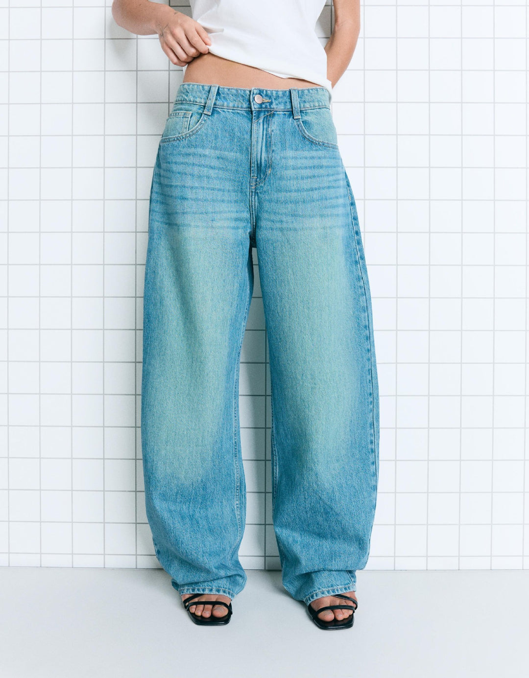 Dame Oversized Jeansjakke Skjora