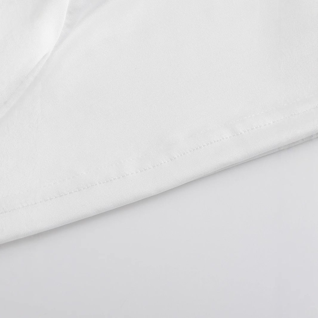 Dame Crop-T-skjorte med unikt hodeskalle-design Skjora