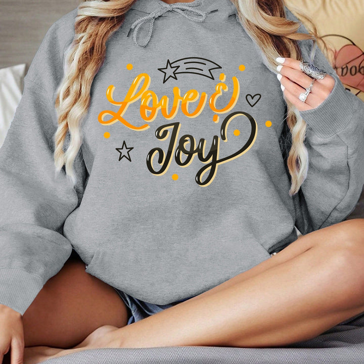 Damehettegenser med inspirerende Love & Joy-design Skjora