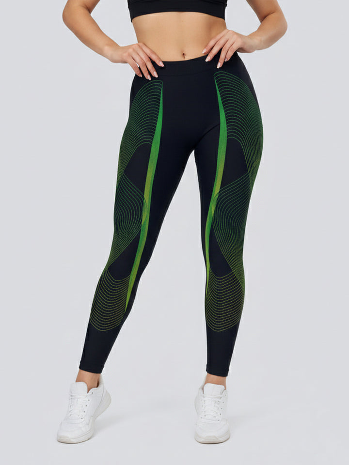 Damen Sportlegging mit stilvollem grafischen Design Skjora