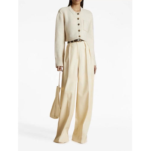 Damer Kort Strikk cardigan med knapper Skjora