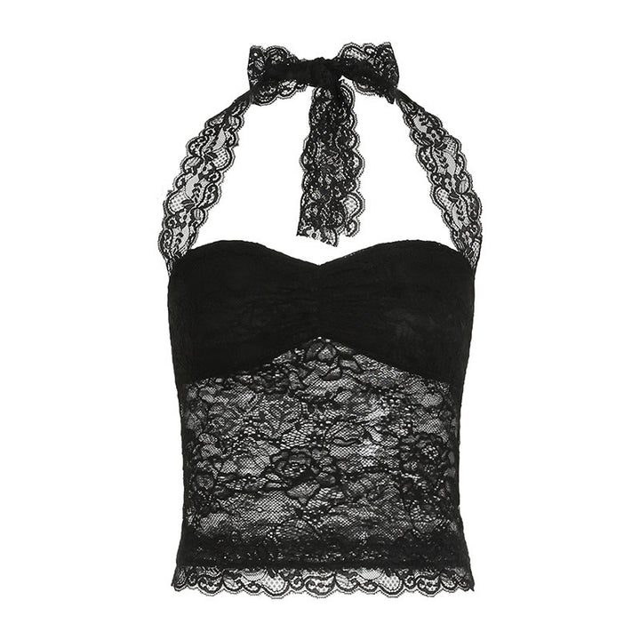 Dame Spets-Corsage Topp Skjora
