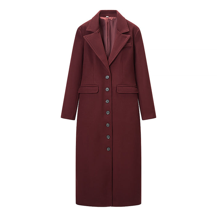 Kvinne Elegant trenchcoat i minimalistisk design med praktiske lommer Skjora