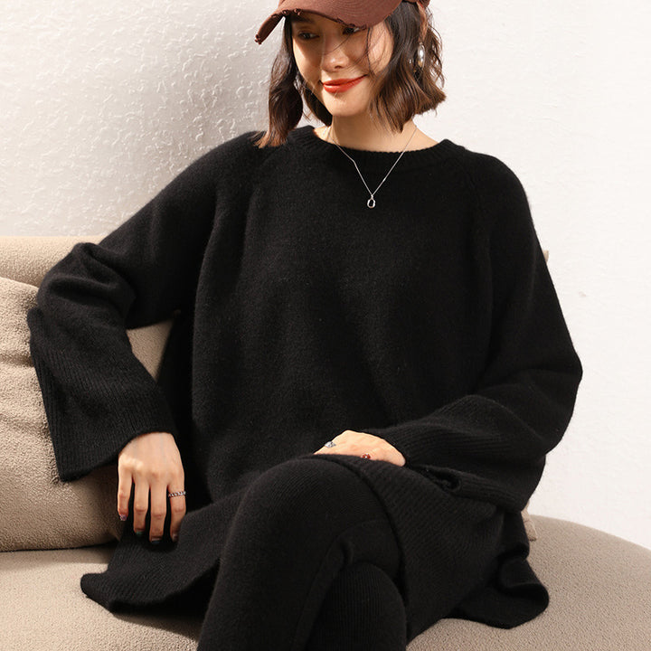 Damer Moderne Oversized Genser Skjora