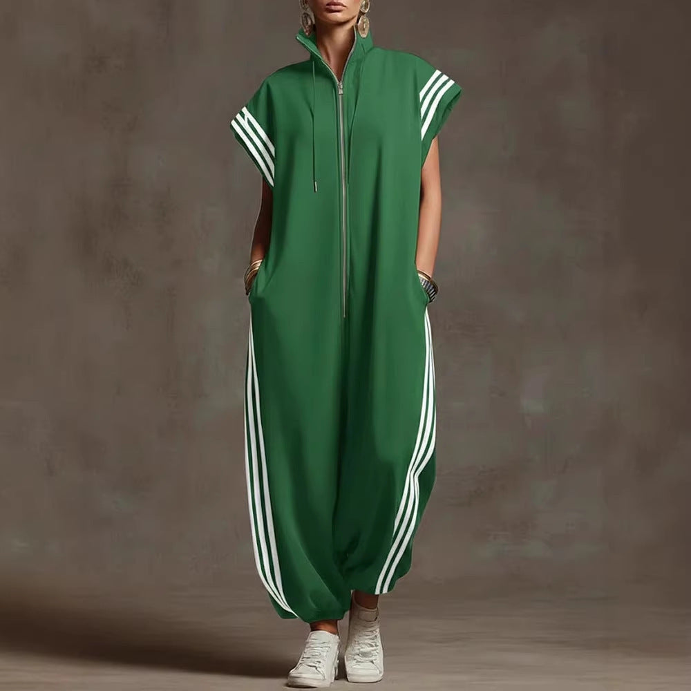 Dame stilige jumpsuit med moderne kontraster Skjora