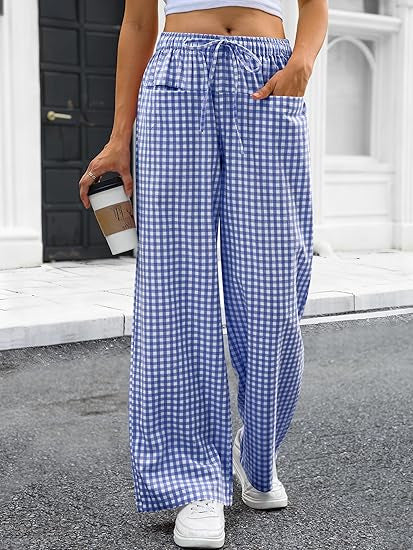 Lett Pantalon for kvinner med snor Skjora