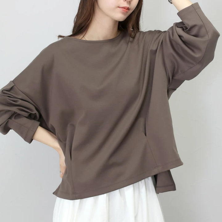 Damer oversized avslappet sweatshirt Skjora