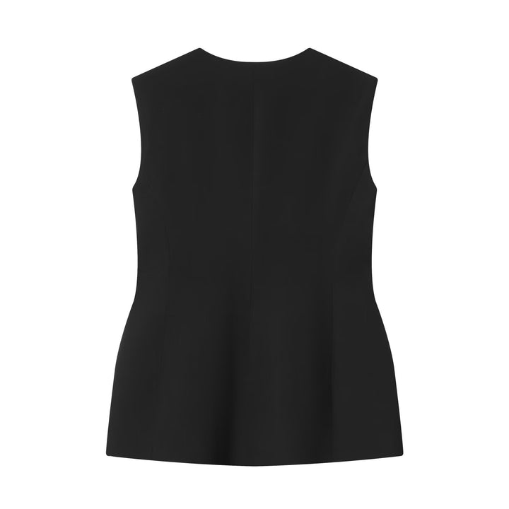 Damer elegant ermeløs bluse Skjora