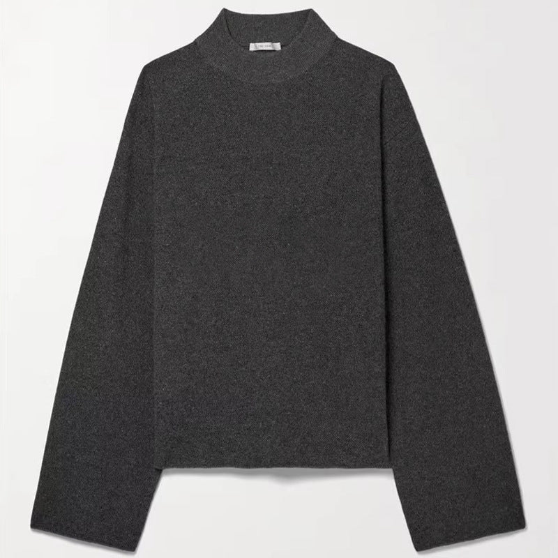 Damer elegant strikkekjole med belte i midjen Skjora