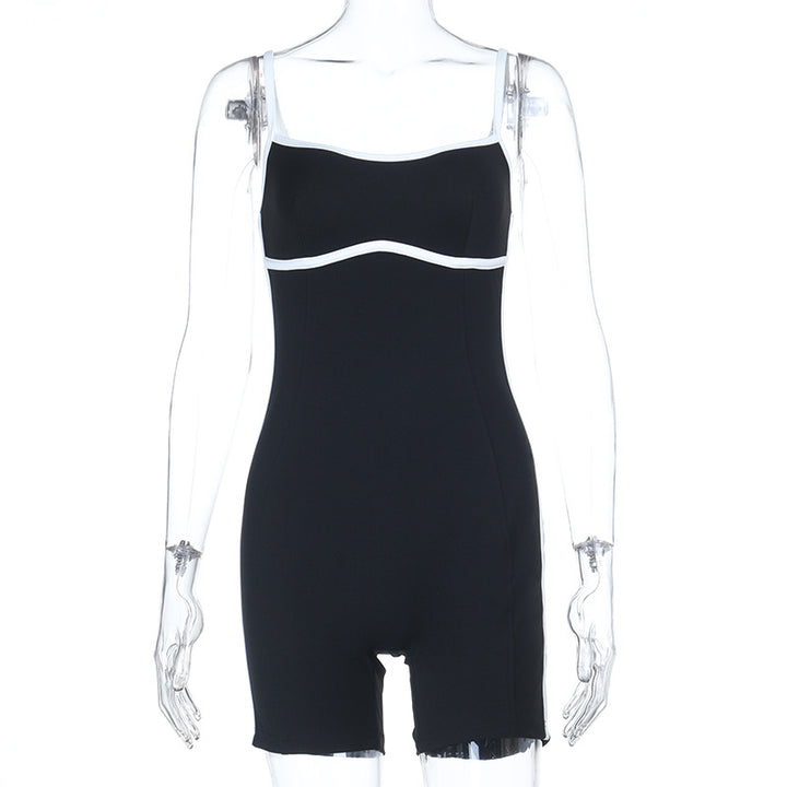 Dame Sporty Jumpsuit med Racerback og komprimerende egenskaper Skjora