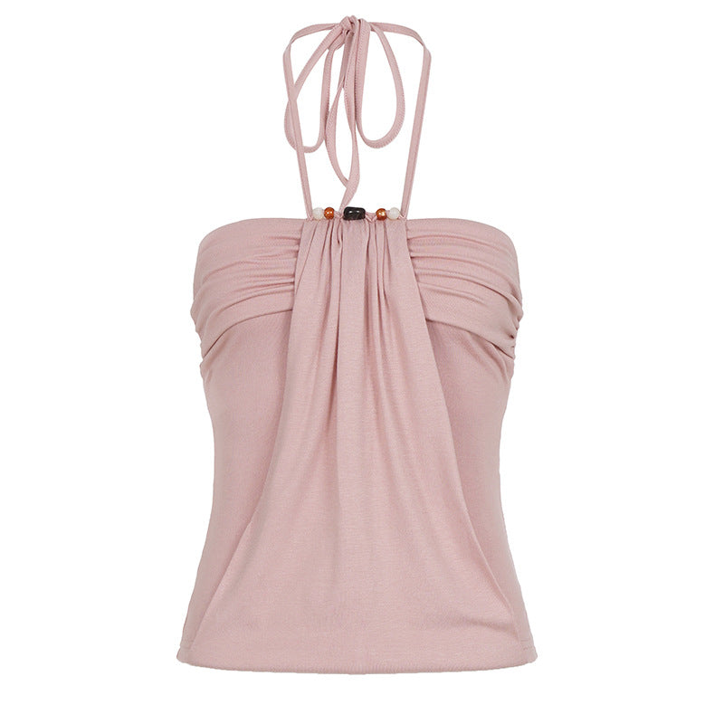 Dame stilige bandeau-top med elegante knutedetaljer Skjora
