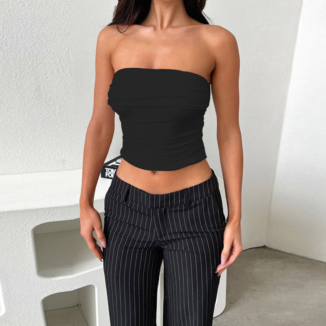 Women's Ruched Bustier Top Skjora