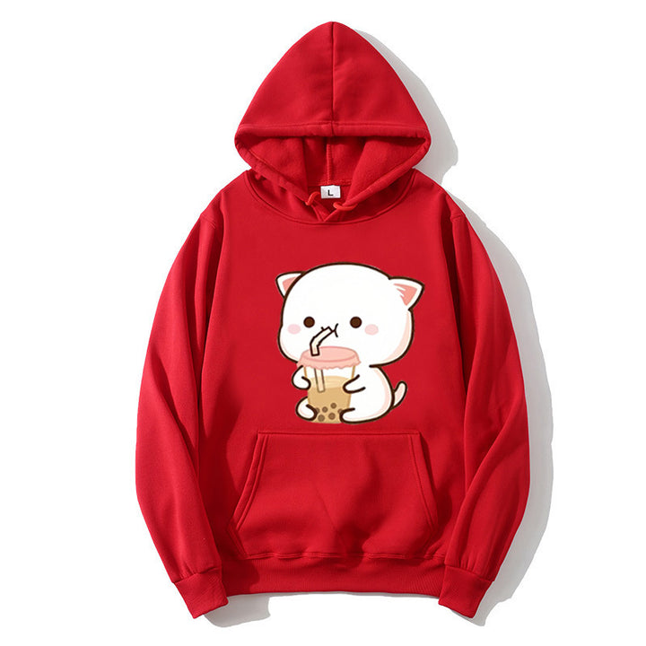 Damen Kapuzenpullover mit süßem Tiermotiv Skjora
