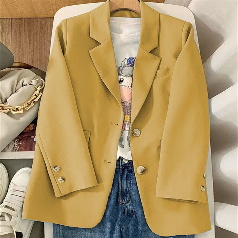 Dames elegant blazer med dobbelt knapplist Skjora