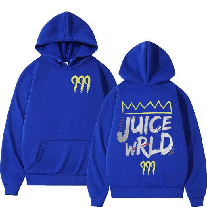 Kvinne hoodie med moderne kengurulommely design og slående grafisk trykk Skjora