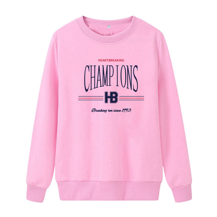 Damer sweatshirt med moderne grafisk trykk Skjora