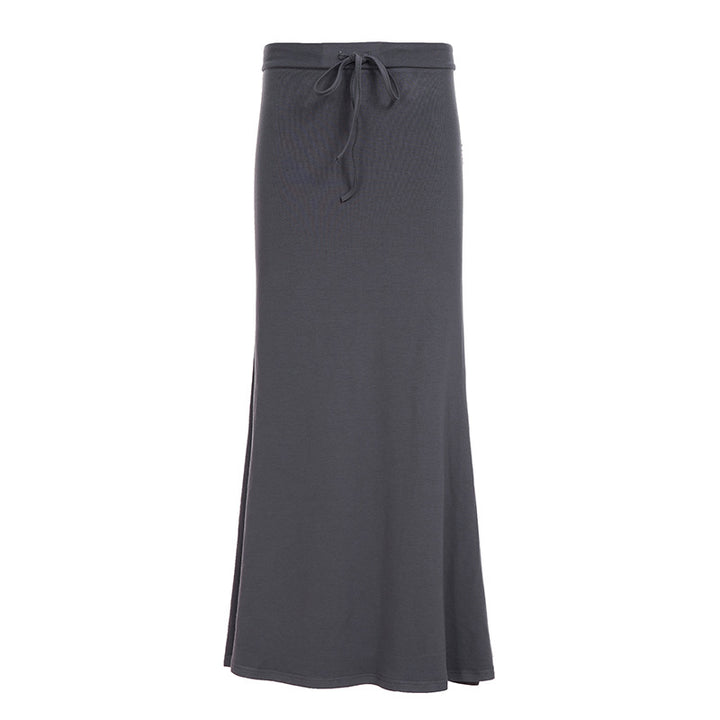Damer elegant Maxi-nederdel med justerbart taljebånd Skjora