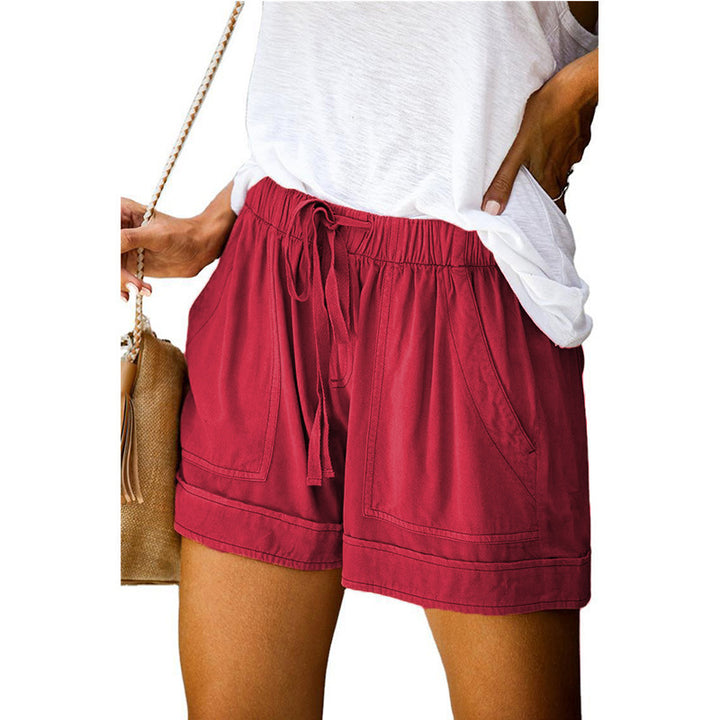 Damer Komfortable Sommer-shorts med elastisk midje og praktiske lommer Skjora