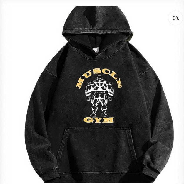 Dame hoodie med inspirerende treningsmotiv Skjora