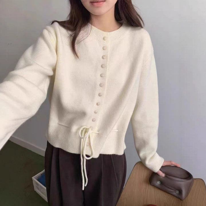 Dames casual cardigan med knapper Skjora