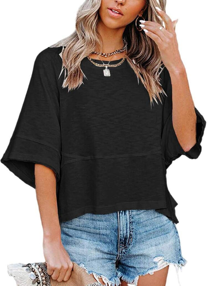 Damer oversized sommerplagg med løs passform og avslappet design Skjora