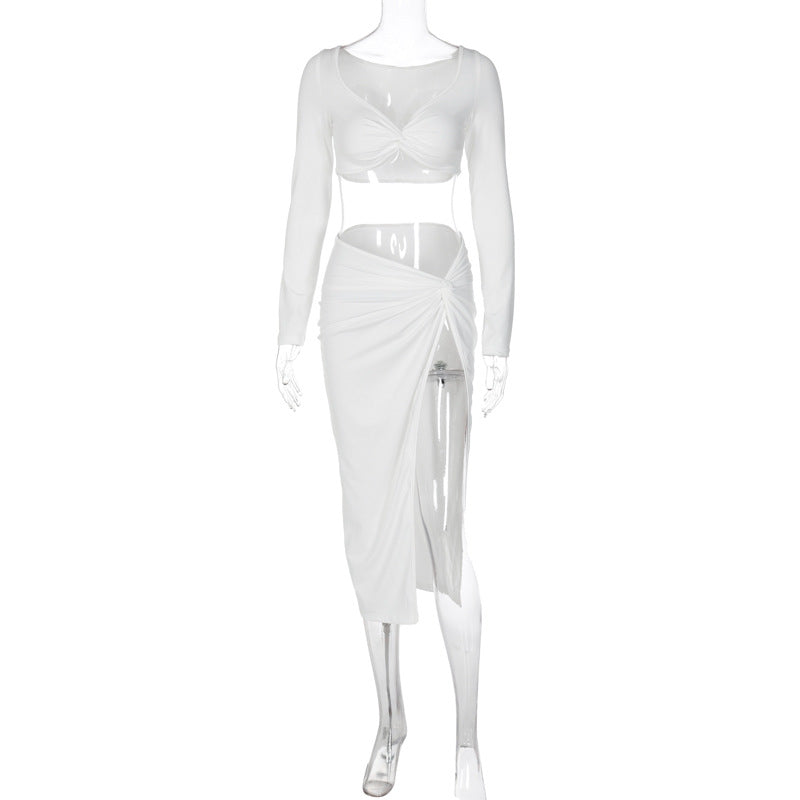 Dame Elegant maxikjole med off-shoulder design og drapert midje Skjora