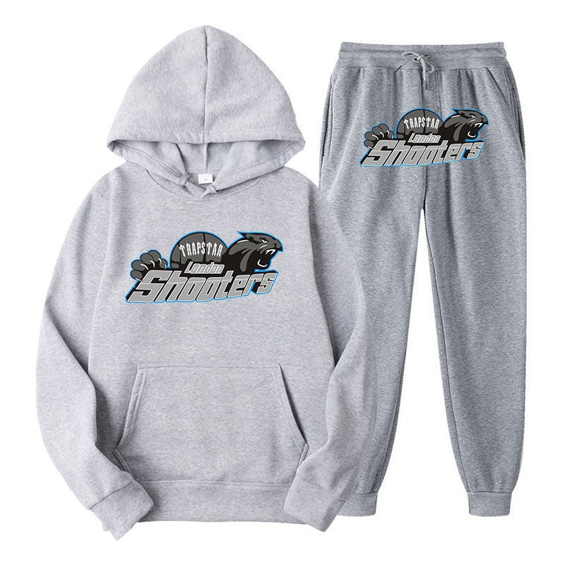 Dame herre hoodie og jogger-sett med urbant sportdesign Skjora