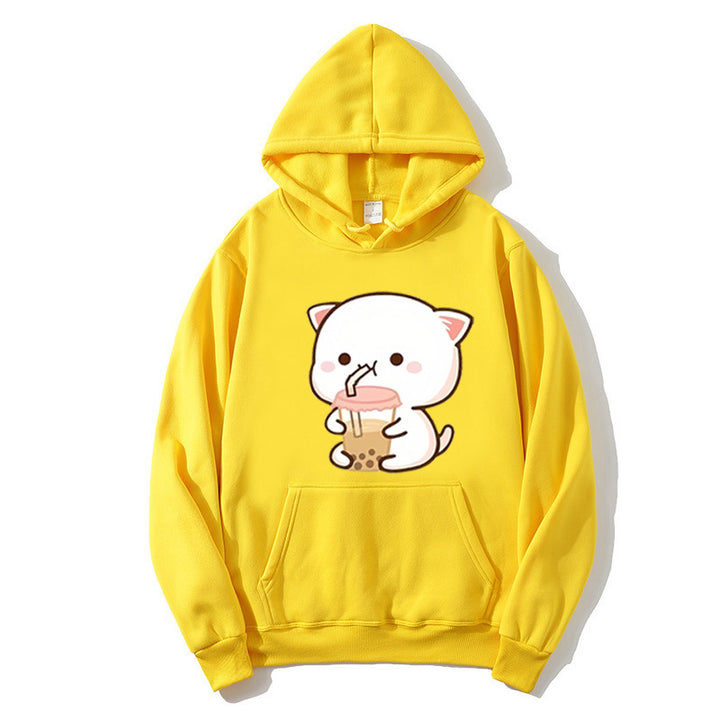 Damen Kapuzenpullover mit süßem Tiermotiv Skjora