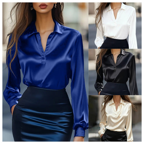 Damenes elegante bluse Skjora
