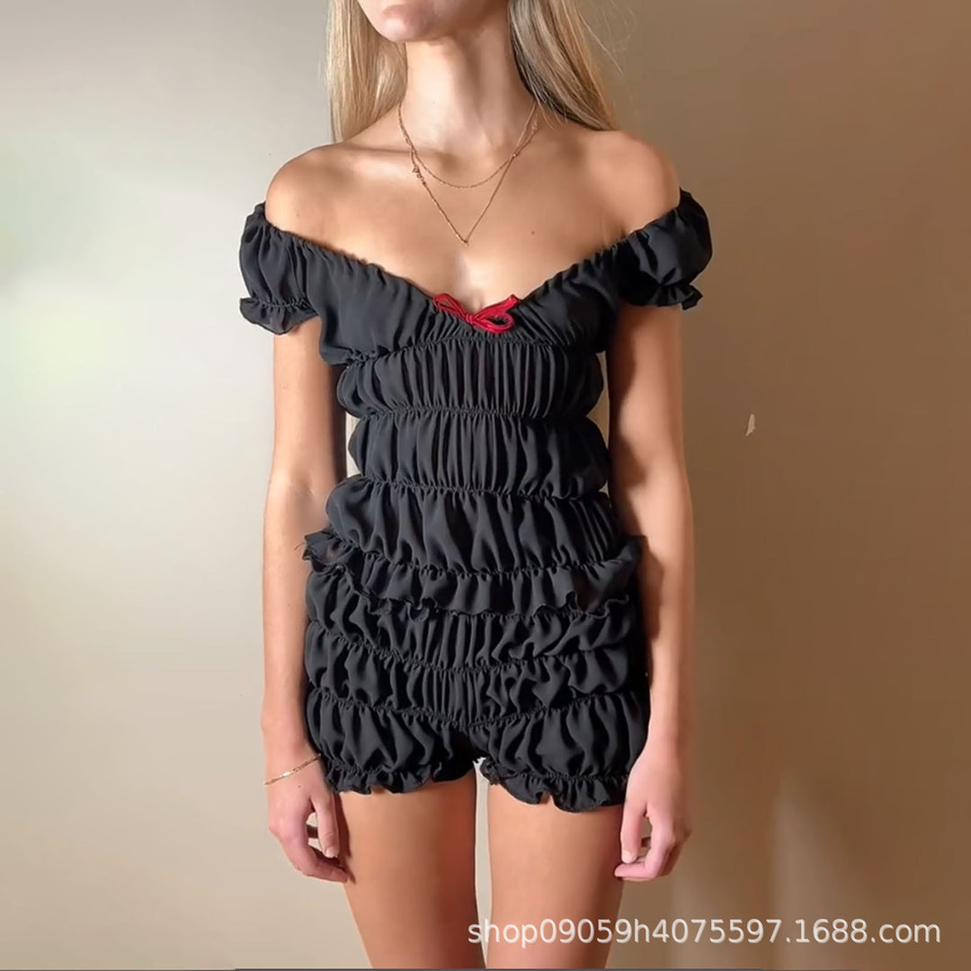 Dame Off-Shoulder Sommeroverall Skjora