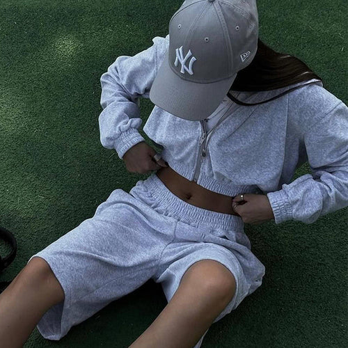 kvinners casual shorts med elastisk midje og praktiske sidelommer Skjora