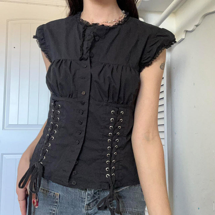 Damer Trendy Volangkjole med asymmetrisk snitt og volanger Skjora