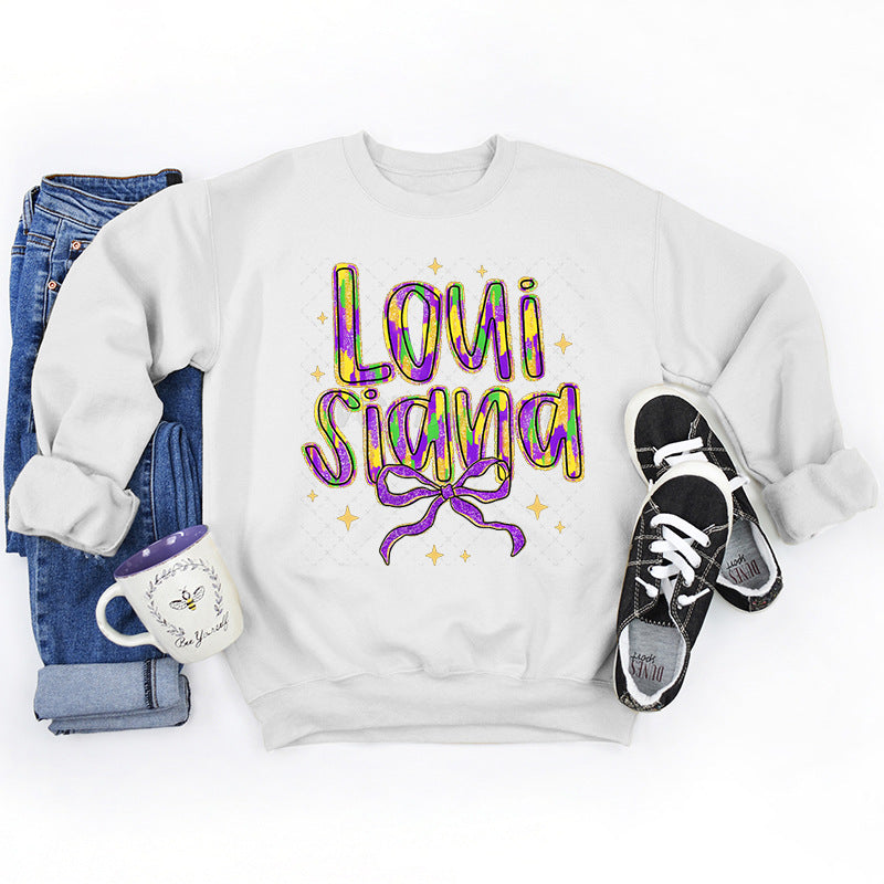 Kvinnelig sweatshirt med kreativ tekst og myk innerforing Skjora