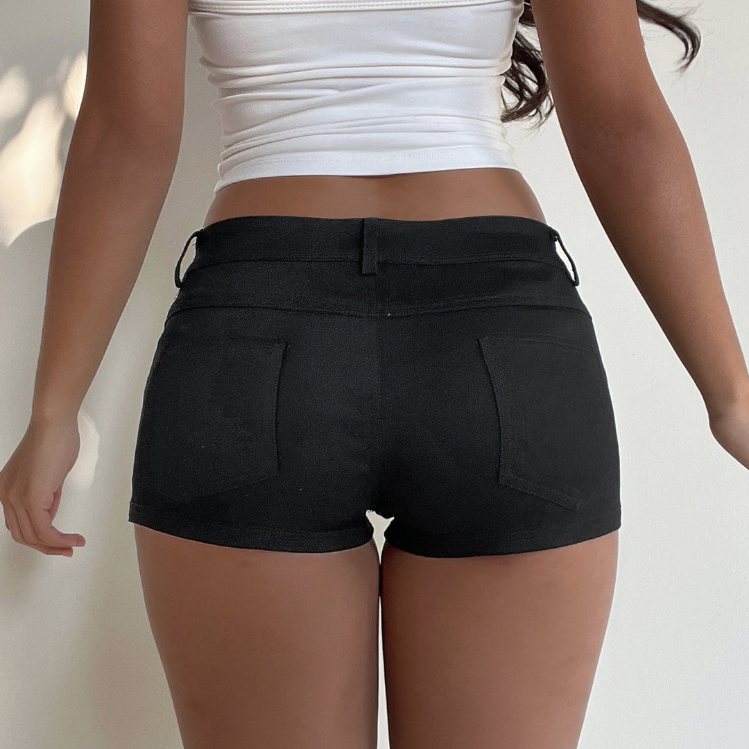 Dame sporty shorts med praktiske lommer og moderne snitt Skjora