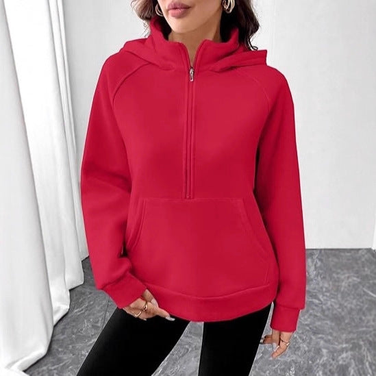 Sport hoodie for women with drawstring Skjora
