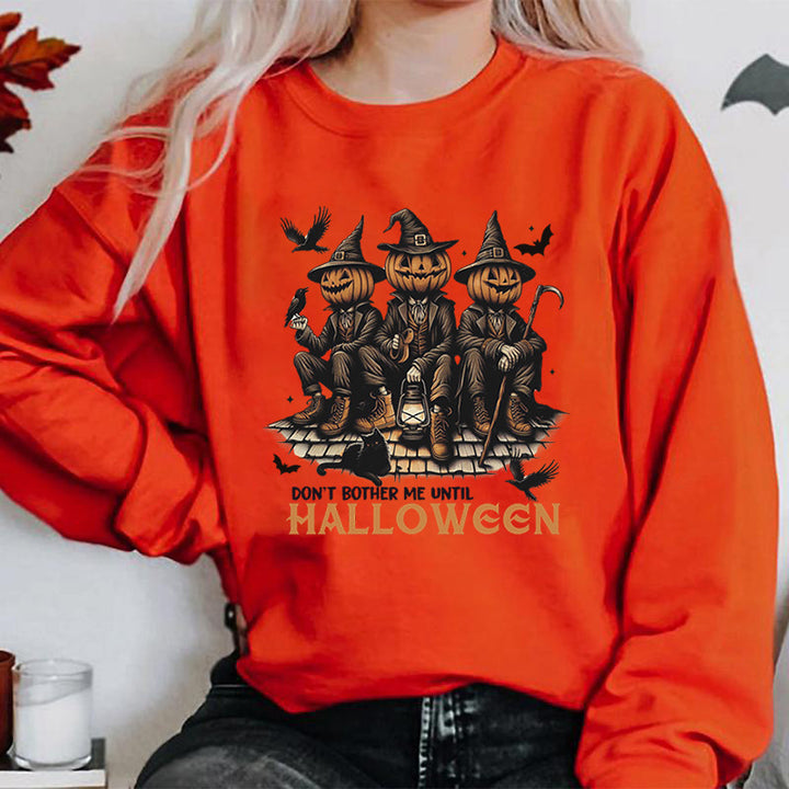 Dame sweatshirt med sesongens Halloween-motiv og komfortabel passform Skjora
