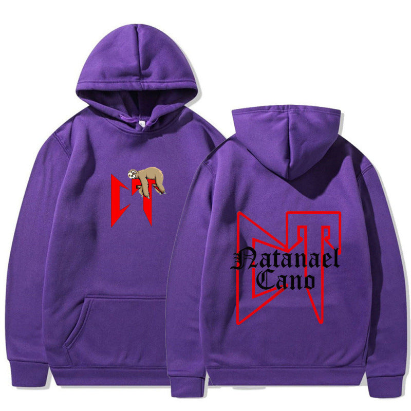 Dame hoodie med kreative dyremotiver og høykvalitets fleece Skjora