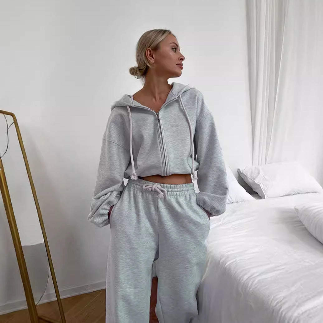 Dame casual hettegenser og vide bukser Skjora