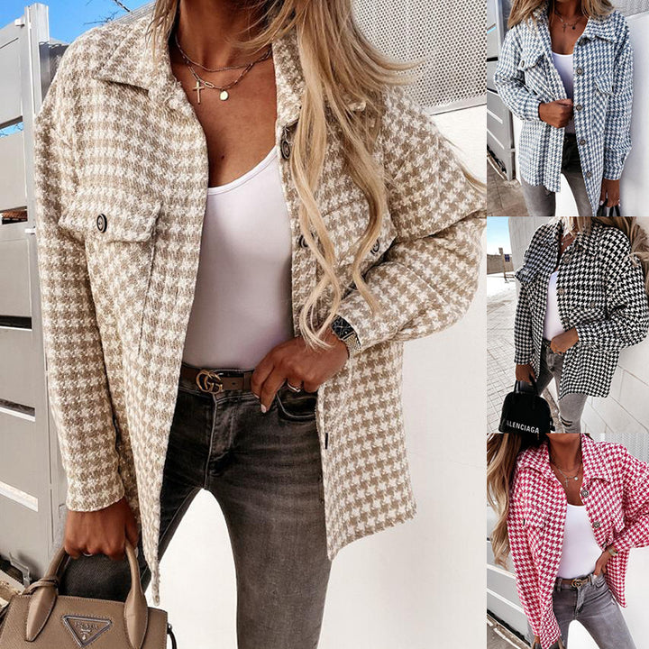 Dame arbeidsjakke med to brystlommer og strukturert design Skjora