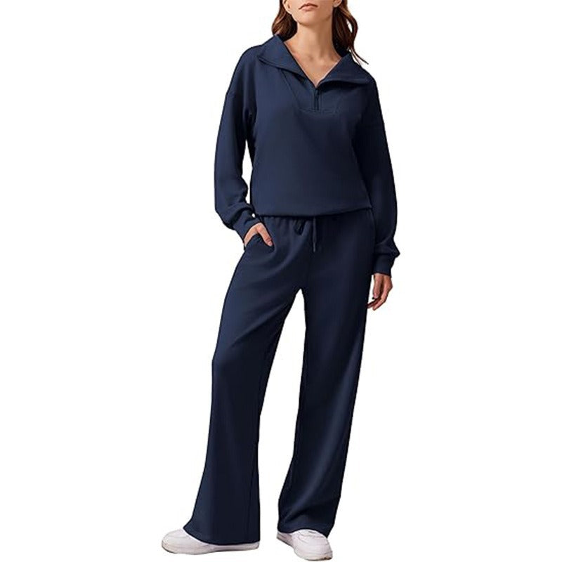 Kvinnes Uformelle Sweatpants Sett Skjora
