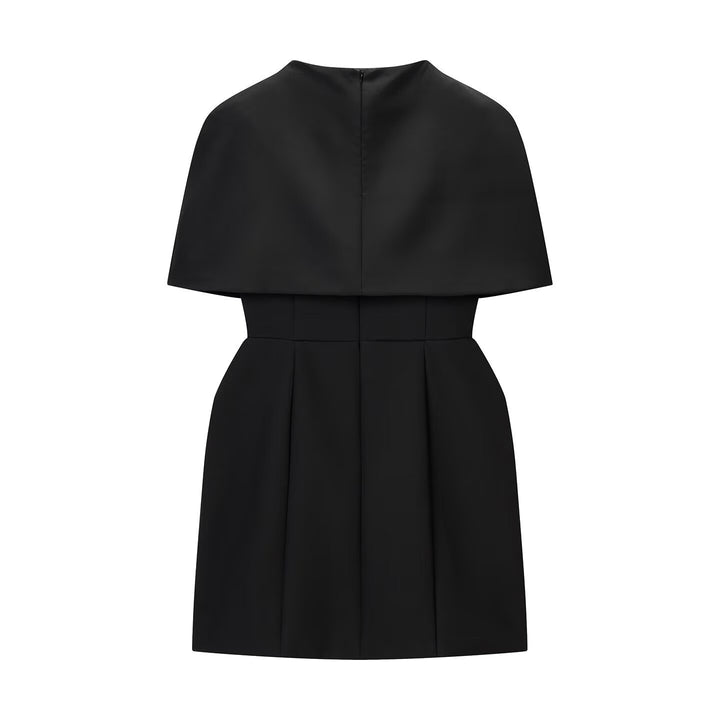 Damer elegant brudekjole med cape-ermer og innsvingt snitt Skjora