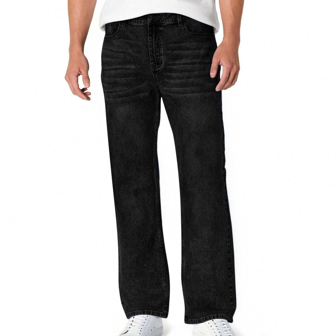Herrer casual bootcut jeans med moderne vasker Skjora