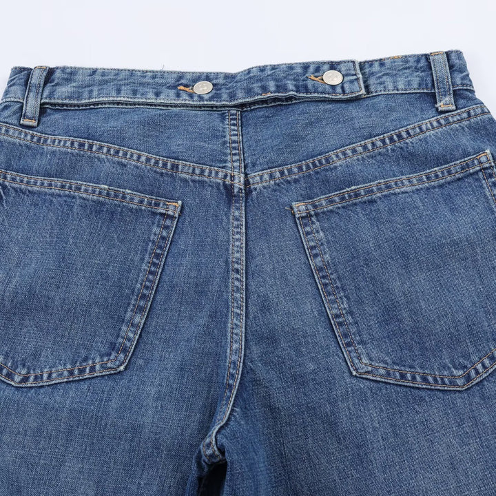 Dame Tapered Jeans med elastisk mansjett og behagelig passform Skjora