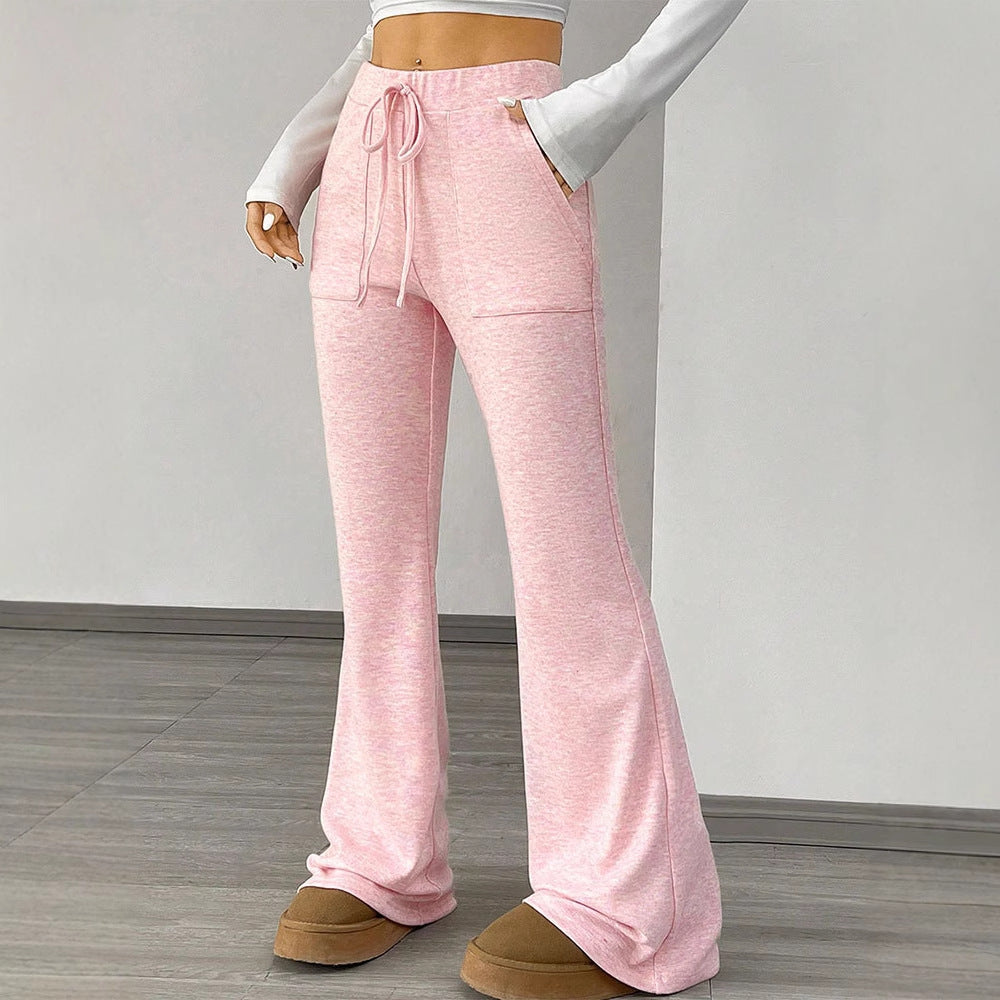 Dame Bredde Lounge- og Sweatpants med elastisk liv Skjora