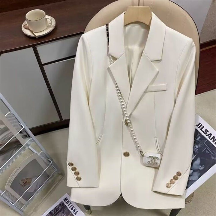 Dame Designer Blazer med elegant snitt Skjora