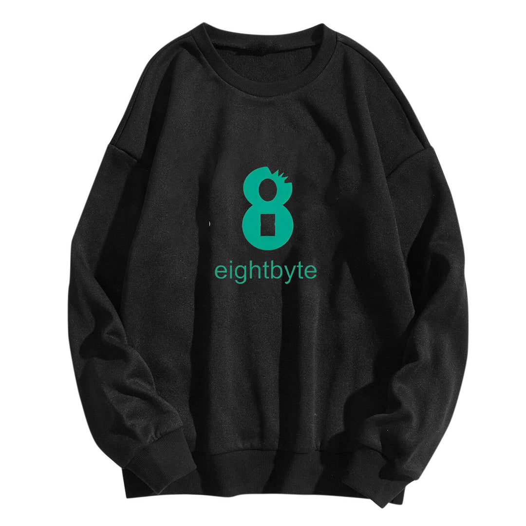 Damer koselig sweatshirt med moderne trykk Skjora