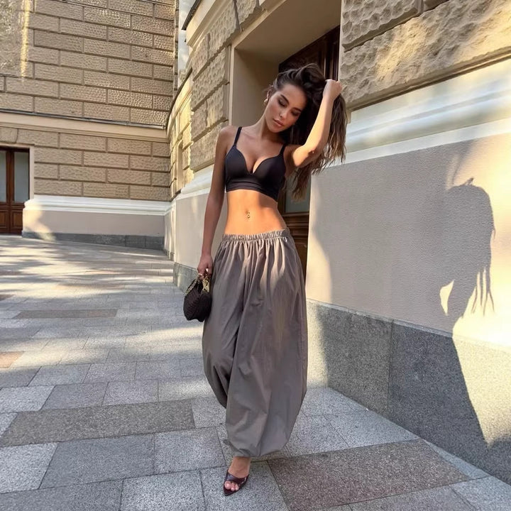 Women's Light and Airy Summer Pants Skirt