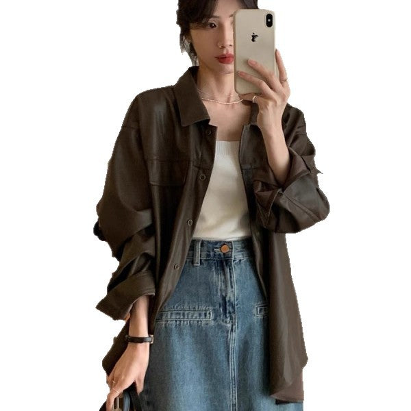 Kvinne yttertøy jakke i moderne oversized stil med praktiske lommer Skjora