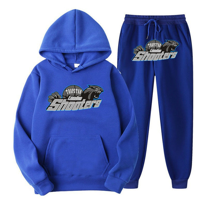 Dame herre hoodie og jogger-sett med urbant sportdesign Skjora