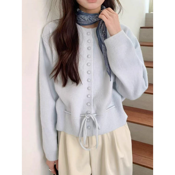 Dames casual cardigan med knapper Skjora